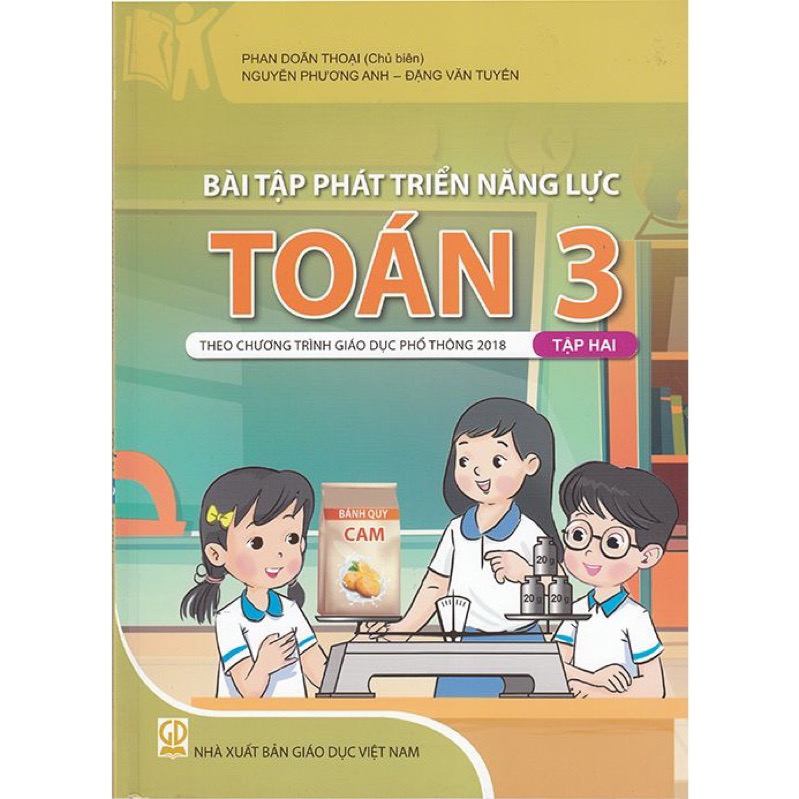 Sách -Bài tập phát triển năng lực các môn Toán 3 Tập 2