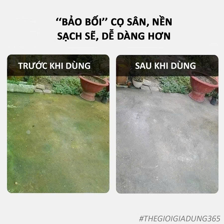 Dung Dịch  Diệt Rong Rêu – Làm Sạch Tường, Mái Nhà, Sân Vườn Nhanh Chóng Túi 500gram