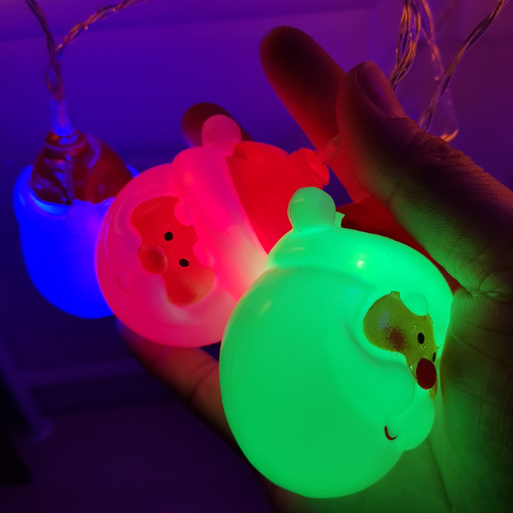 Đèn Led trang trí giáng sinh Noel xài Pin tiểu dài 3m - DN011