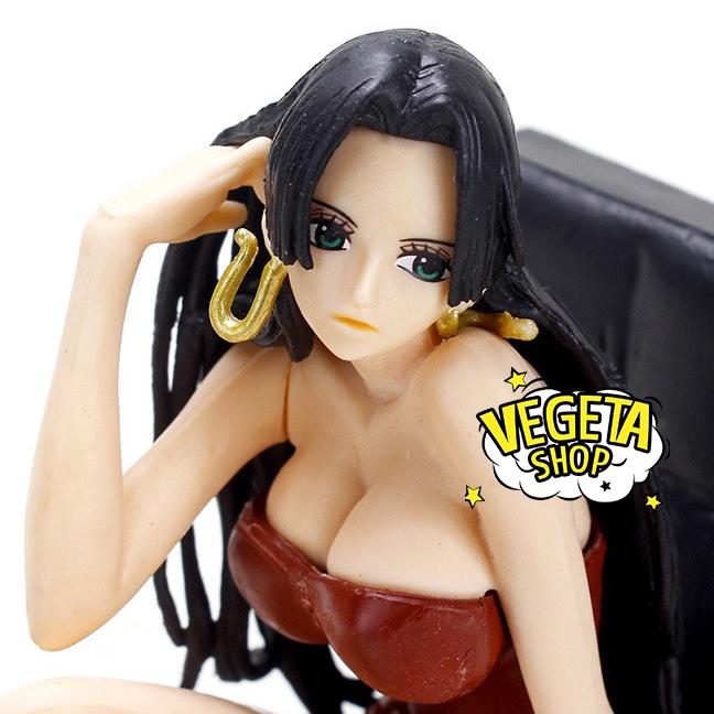 Mô hình One Piece - Boa Hancock sexy quyến rũ xinh đẹp dễ thương tạo dáng ngồi - Dài 17.5cm Cao 11cm