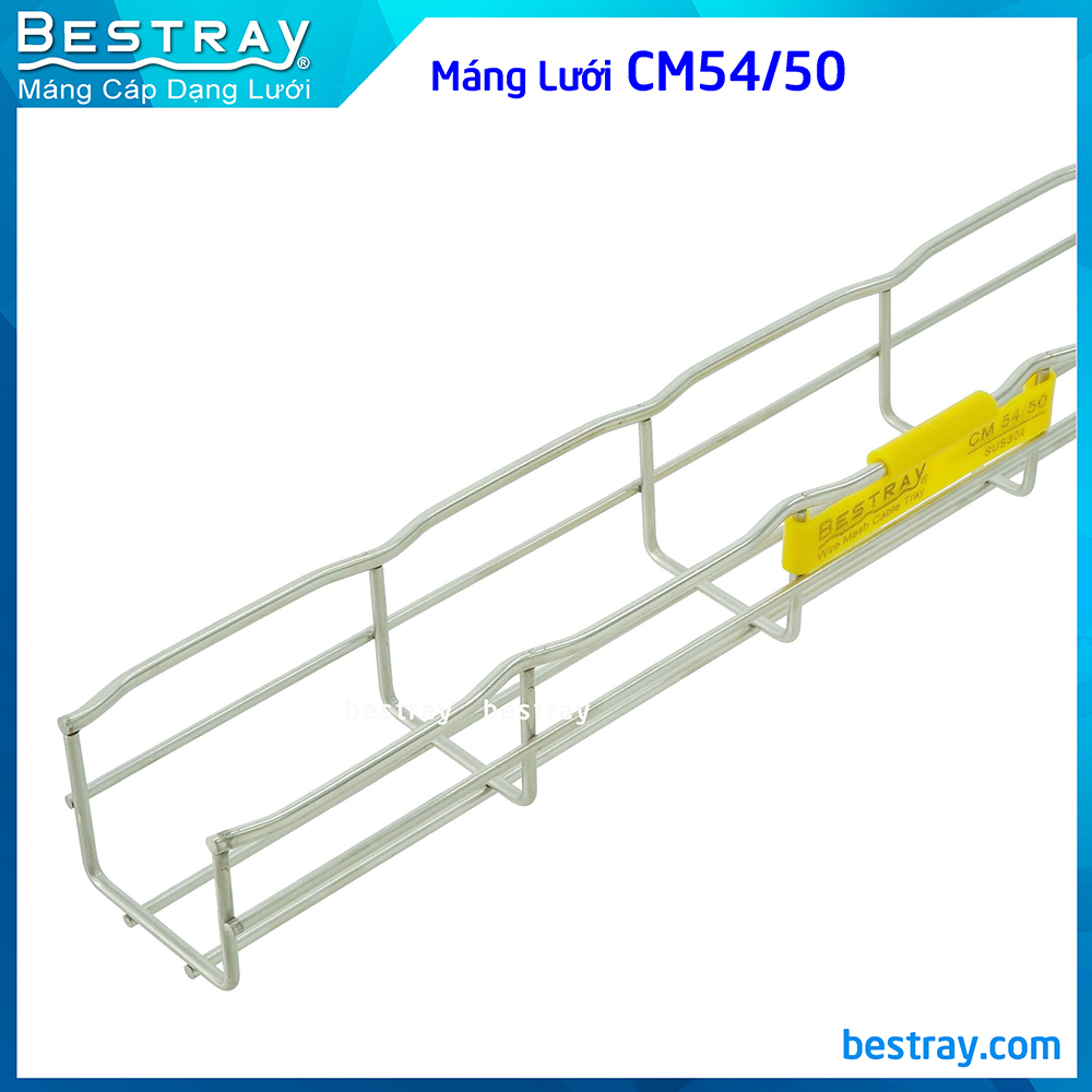 Máng Cáp Dạng Lưới Inox 304 - Thép | Các Loại Máng Lưới Bestray| Mã SP CM54
