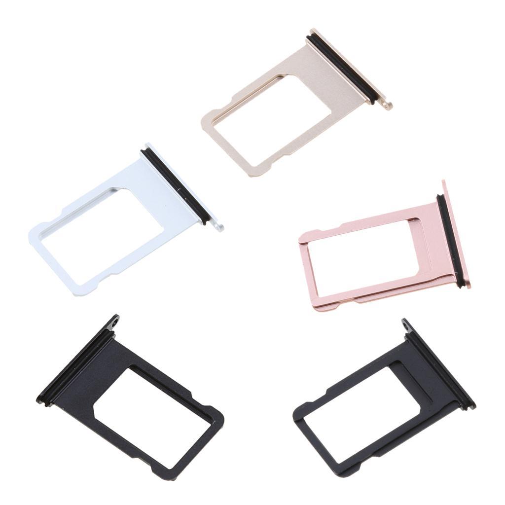 2 Pieces Nano Sim Card Holder Tray Slot Replacement Part For IPhone 7