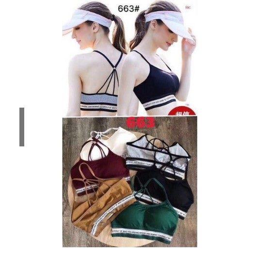 Áo BRA Tập Gym/ Bra 663_QUÀ TẶNG THỂ THAO
