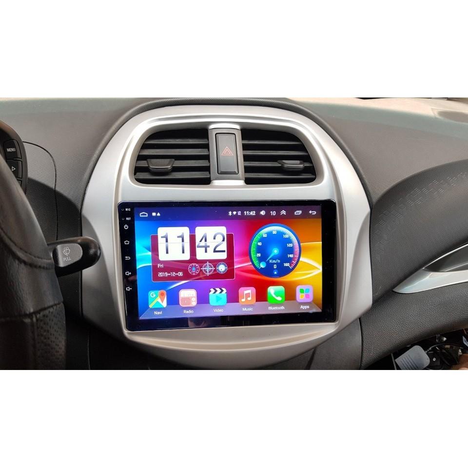 Bộ màn hình lắp sim 4g cho xe CHEVROLET SPARK, RAM 2G, ROM 32G, màn thu phát wifi, vào mạng trực tiếp