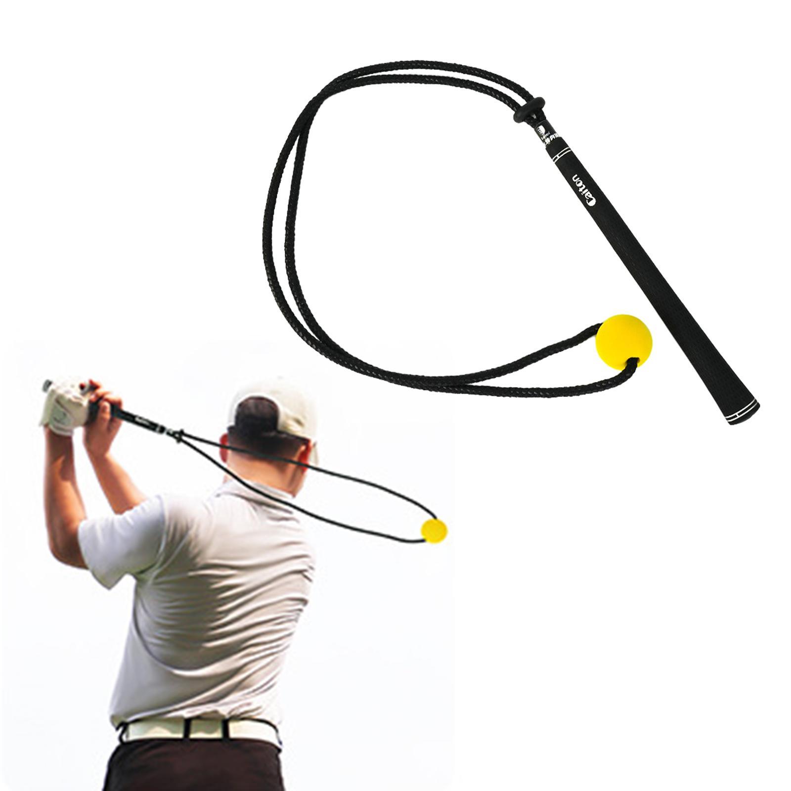Practice Trainer Golf Swing Trainer Exercise Position Correction Arm Band Warm up Golf Swing Training Aid for Beginner Improve Speed Balance