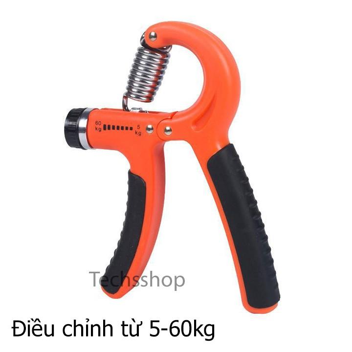 Dụng Cụ Tập Cơ Tay Chữ A Điều Chỉnh Từ 5-60kg - Thiết Bị Hổ Trợ Tập Gym, Tập Thể Hình - Kìm Bóp Tập Tay Có Lò Xò