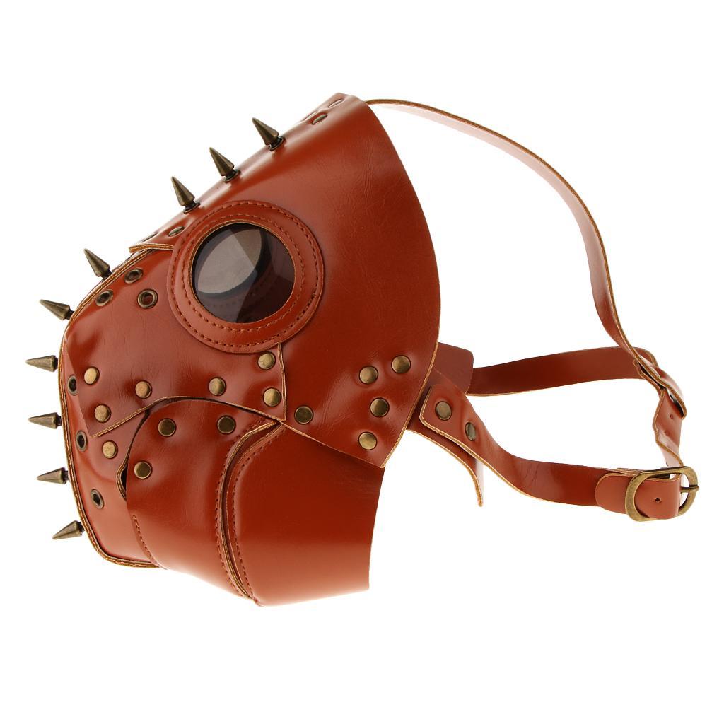 Gothic Steampunk Plague Head Mask Halloween Cosplay Party Props