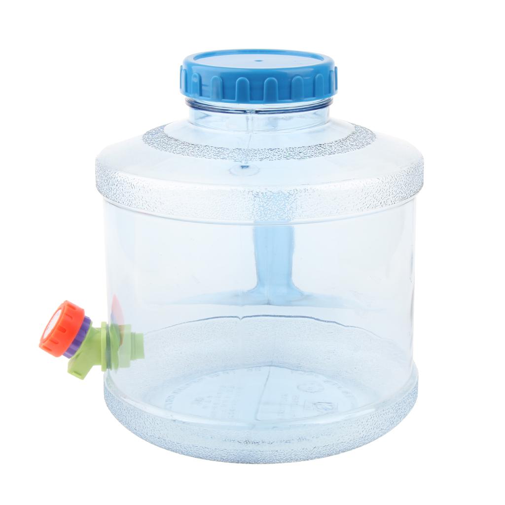 Water Storage Container Can 7.5L Liter Carrier Tap Outdoor Travel Camping