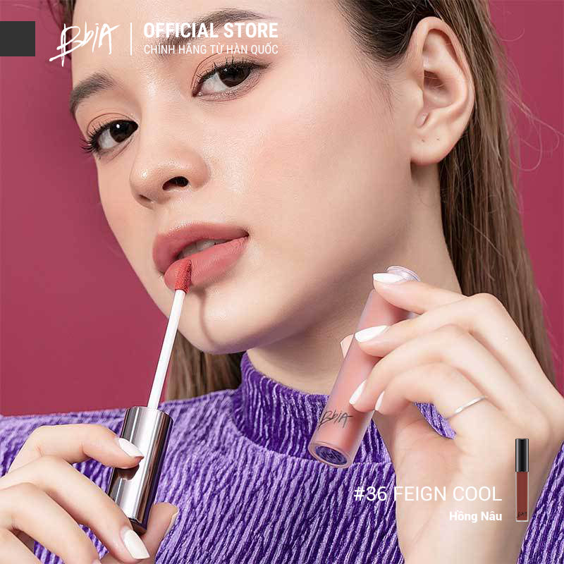 Combo 2 Son Kem Lì Bbia Last Velvet Lip Tint 5g - #38 Feign Fine và #36 Feign Cool