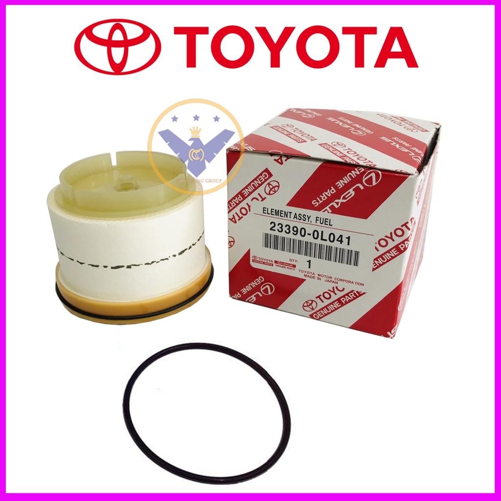 Lọc dầu nhiên liệu diesel xe Toyota Fortuner, Hilux, Hiace 23390-0L041