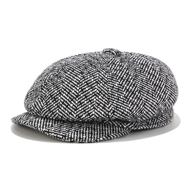 Mũ nồi nam mũ beret nam cổ điển form tròn thổ cẩm phong cách retro thời trang Thu Đông SAIGON HAT