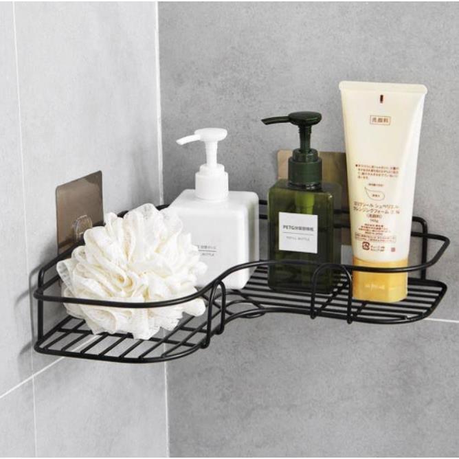 Kệ Góc Khung Sắt Treo Dán Tường Nhà Tắm Phòng Bếp Siêu Chắc - Giao Hàng Toàn Quốc