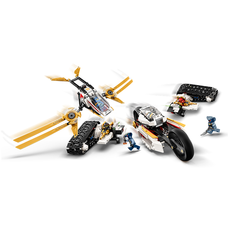 Đồ Chơi Lắp Ráp LEGO Ninjago Xe Đua Địa Hình Sóng Âm 71739  Cho Bé Trên 9 Tuổi