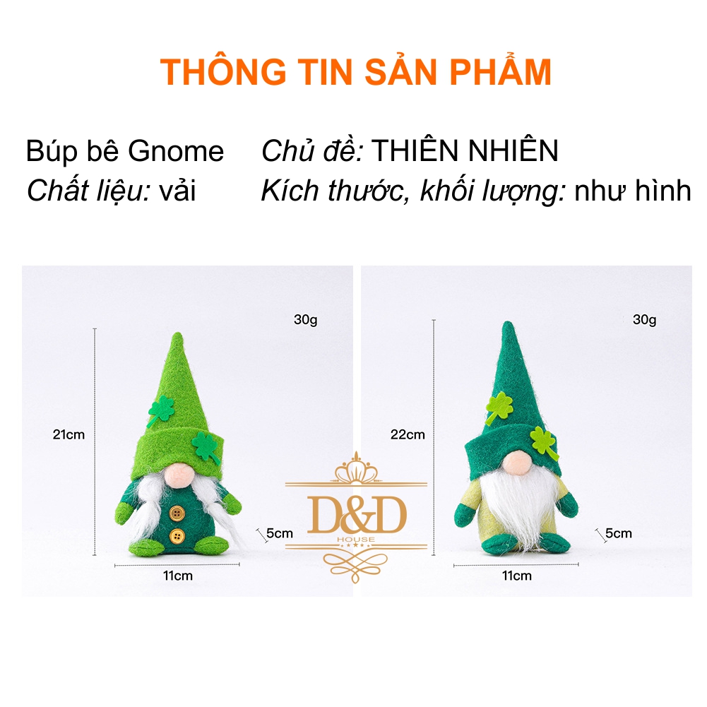 Búp bê vải không mặt Rudolf, búp bê chú lùn Gnome - Nhiều chủ đề