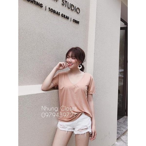 ÁO PHÔNG CỔ TIM CHẤT ĐẸP