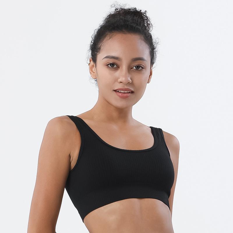 Thể Thao Nữ Top Liền Mạch Gân Mềm Push Up Bra Không Nội Y Nữ Lót Bralette Hở Lưng Áo Ngực Thể Thao