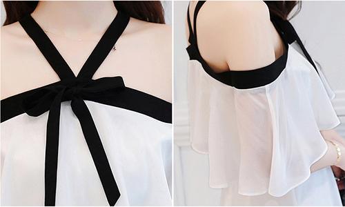 Đầm 2 Dây Phối Màu Thanh Lịch