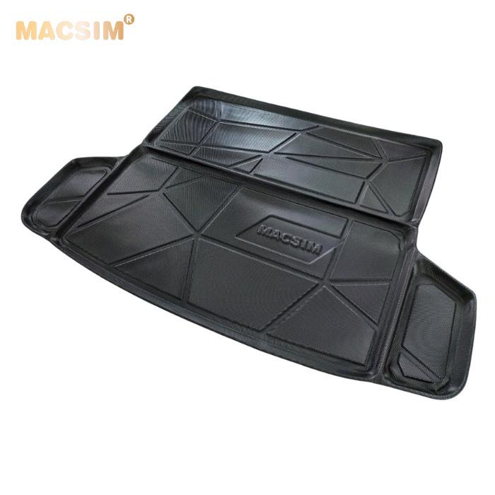 Thảm lót cốp xe ô tô Mitsubishi Attrage qd 2016 - nay nhãn hiệu Macsim chất liệu TPV cao cấp màu đen