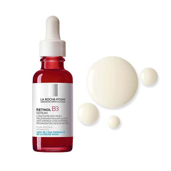 Tinh chất giúp tái tạo da, giảm thâm nám và nếp nhăn trên da, làm đều màu da La Roche Posay Retinol B3 Serum + Tặng Móc Khóa