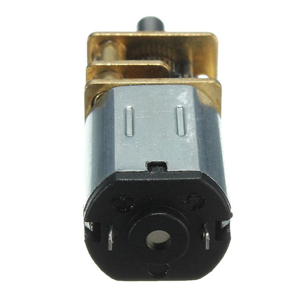 DC 6V 200 VÒNG/PHÚT Micro Giảm Tốc Độ Bánh Xe Máy bằng Kim Loại Hộp Số Bánh Xe Trục