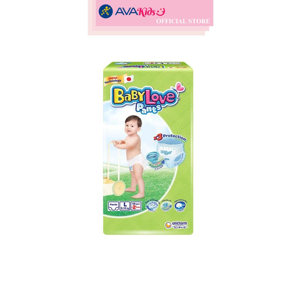 Tã quần BabyLove size L 48 + 2 miếng (9 - 14 kg)