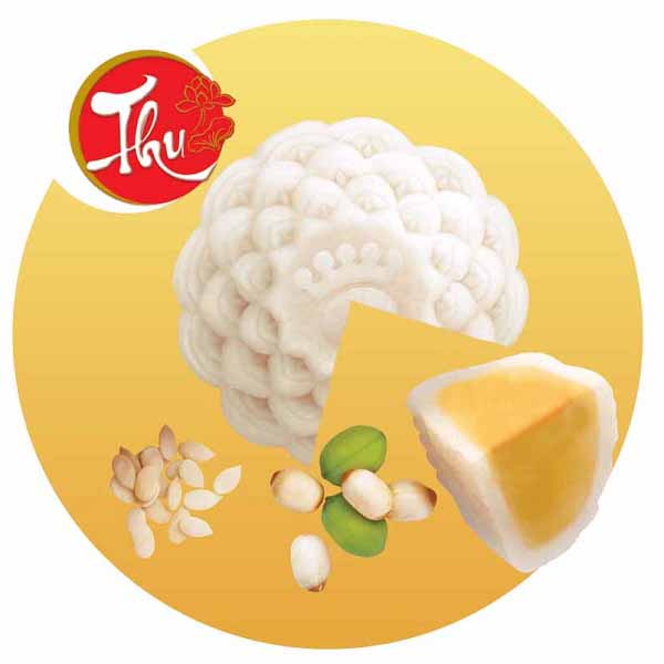 [Dòng bánh dẻo] Bánh Trung Thu Kinh Đô Hạt Sen Hạt Dưa 0 Trứng 230g - ( Bánh lẻ)- Mã bánh85