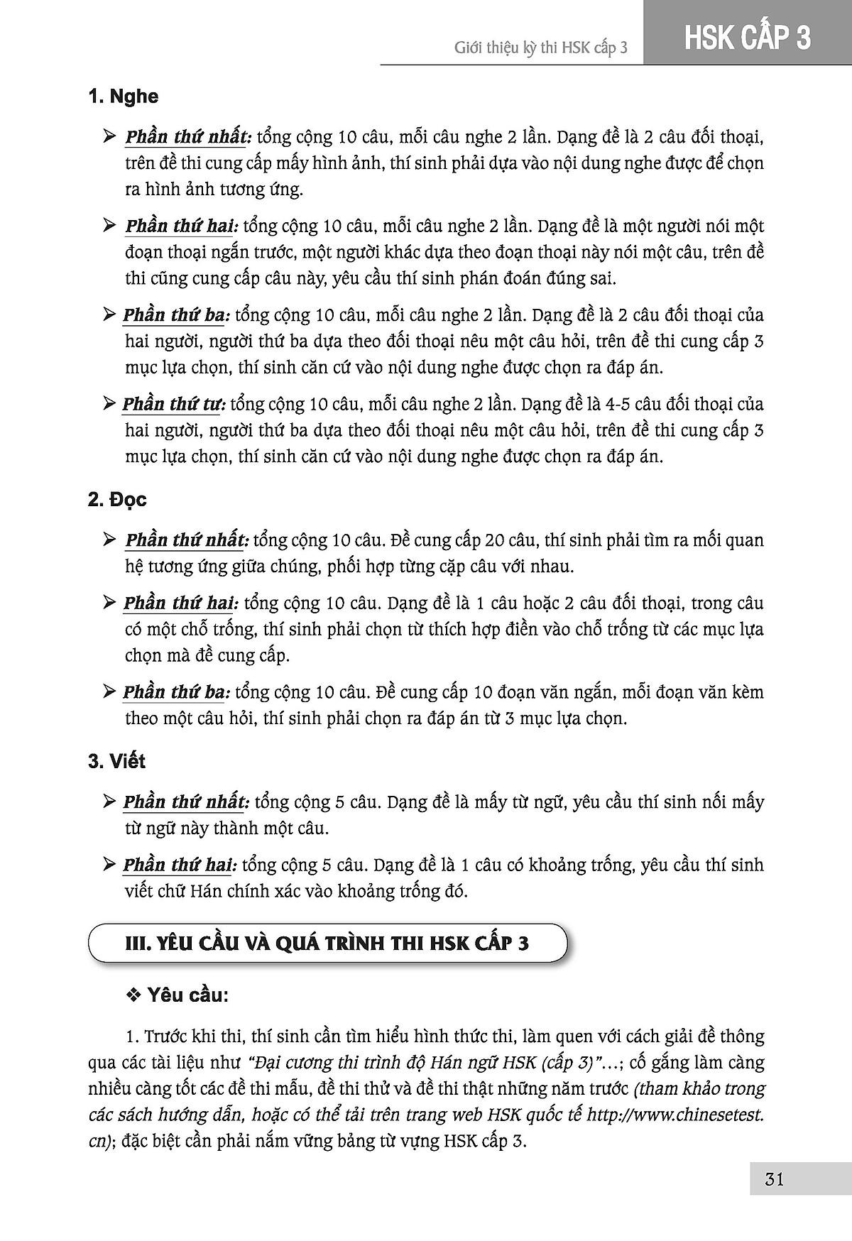 Luyện Thi HSK Cấp Tốc (Cấp 3-4) 2018 (Tặng kèm bookmark)
