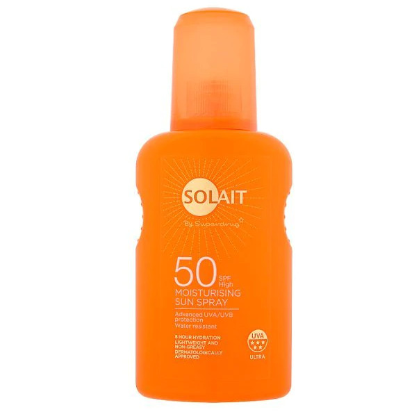 Kem chống nắng Solait Moisturising Sun Spray SPF 50 - 200ml