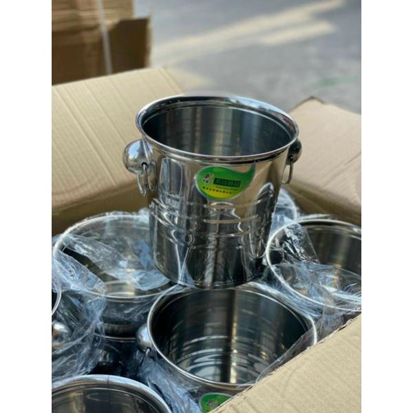 Xô đựng đá bằng inox tặng kèm 1 kẹp gắp đá