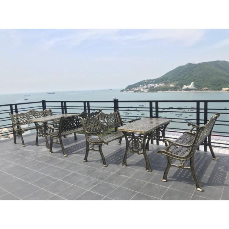 Ghế công viên,bàn ghế sân vườn nhôm đúc cao cấp