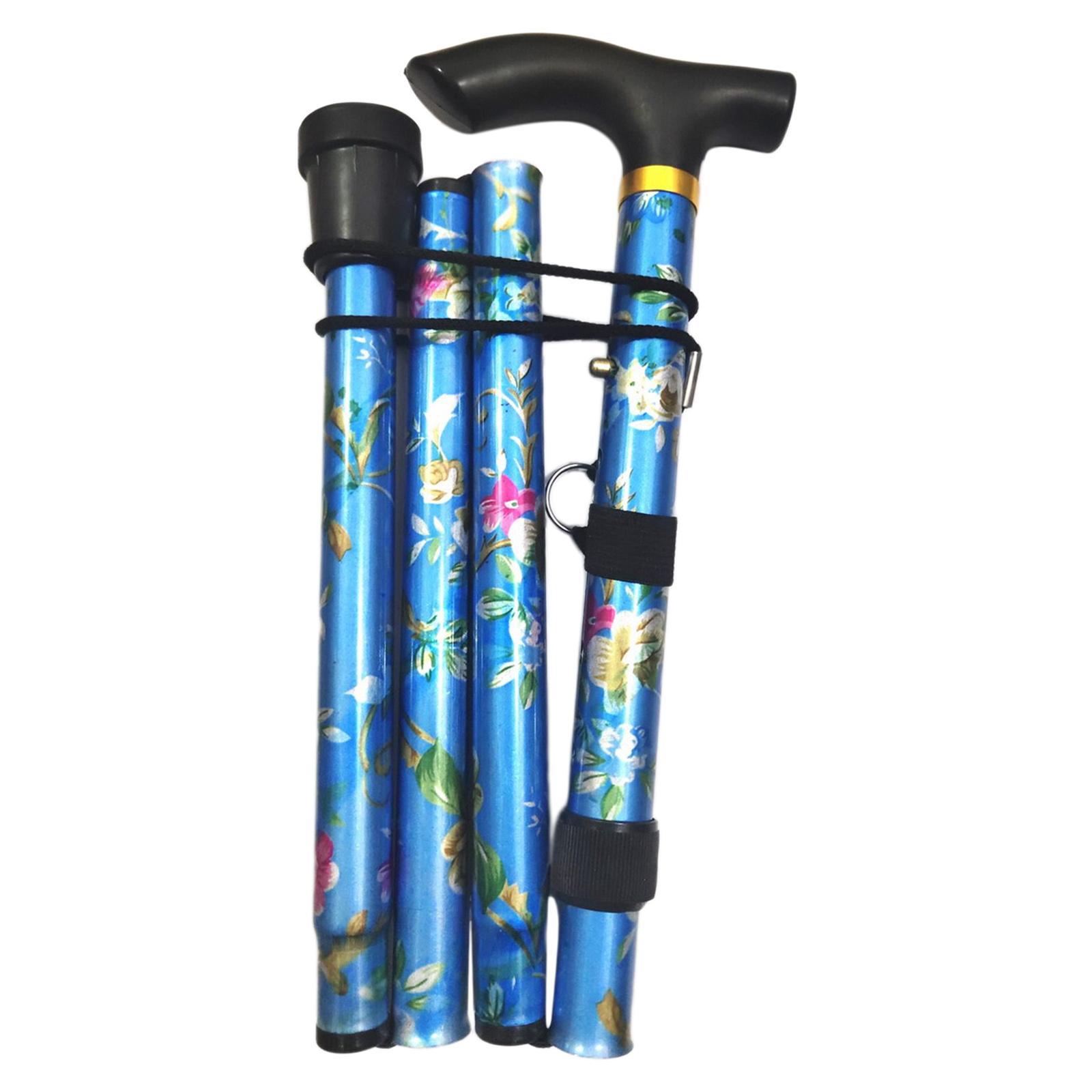 2 Pack Aluminium Alloy Walking Trekking Poles Sticks Portable Foldable
