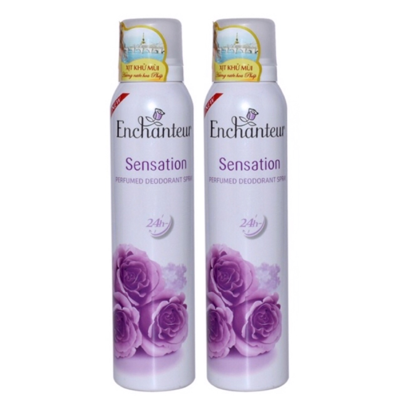 Bộ Đôi Xịt Khử Mùi Toàn Thân Hương Nước Hoa ENCHANTEUR 150ml