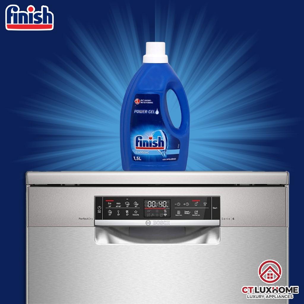 Gel rửa bát Finish Classic 1,5 lít