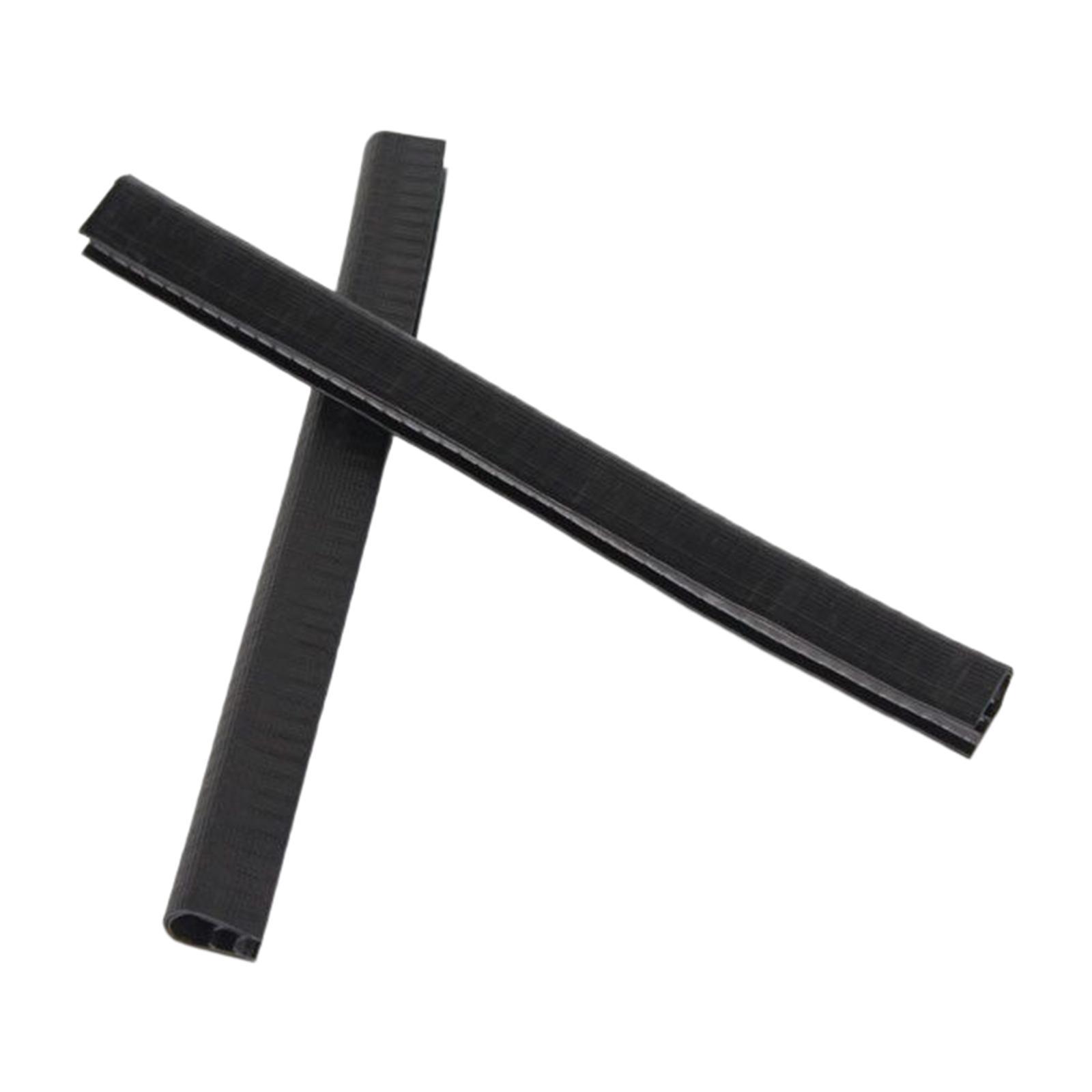 2 Pieces Skateboard Rubber Strip Durable Protector Shock Absorbing Crash Strip Easy to Install Fashion for Longboard Beginners Kids Youth