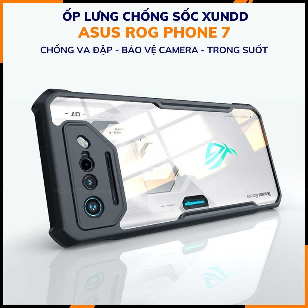 Ốp lưng rog phone 7 chống sốc xundd bảo vệ camera chống ố vàng phụ kiện điện thoại huỳnh tân store