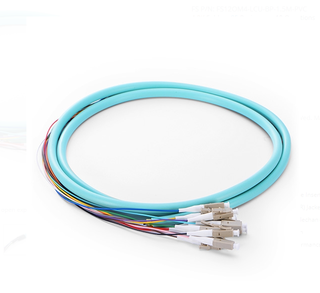 Dây nhảy quang LC UPC 12 Fibers OM4 Multimode Bunch PVC - Bunch - Xmethod Network - Hàng chính hãng