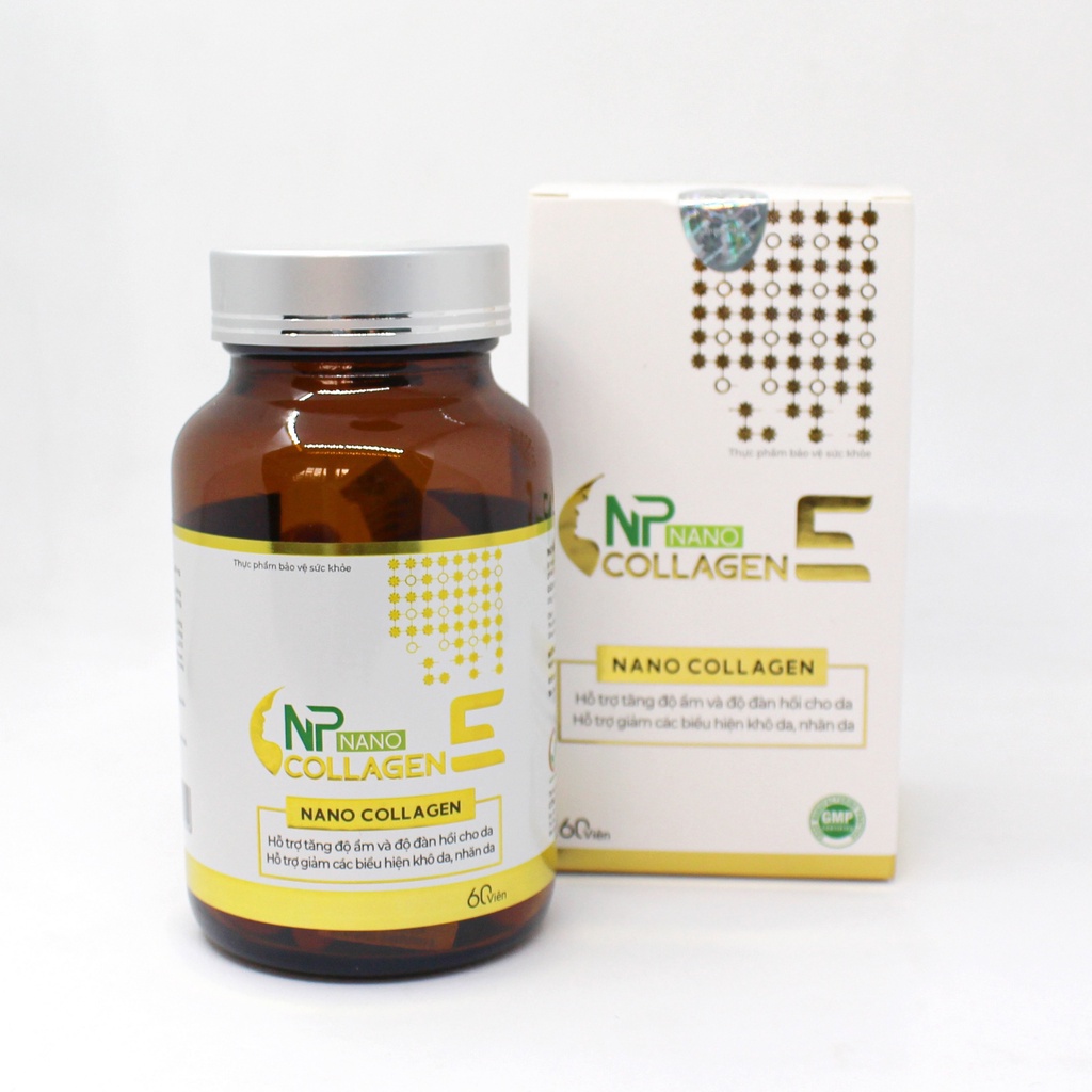 Viên Uống Làm Đẹp Da NP Nano Collagen E Hỗ Trợ Căng Bóng, Trắng Hồng Rạng Rỡ - Greenmec