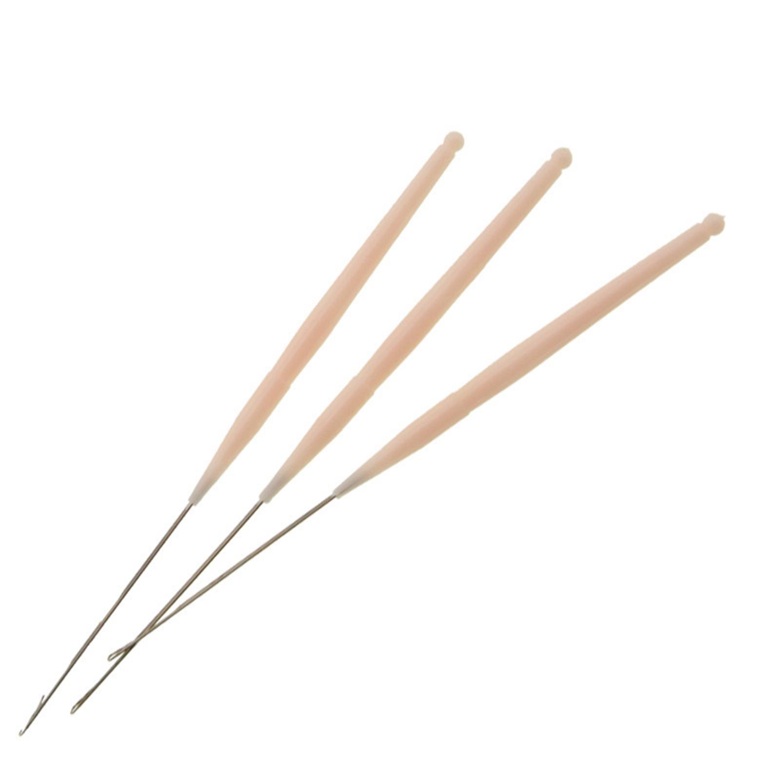 10x Crochet Hooks Kit Needles Weaving Crocheting Sewing Tools Supplies