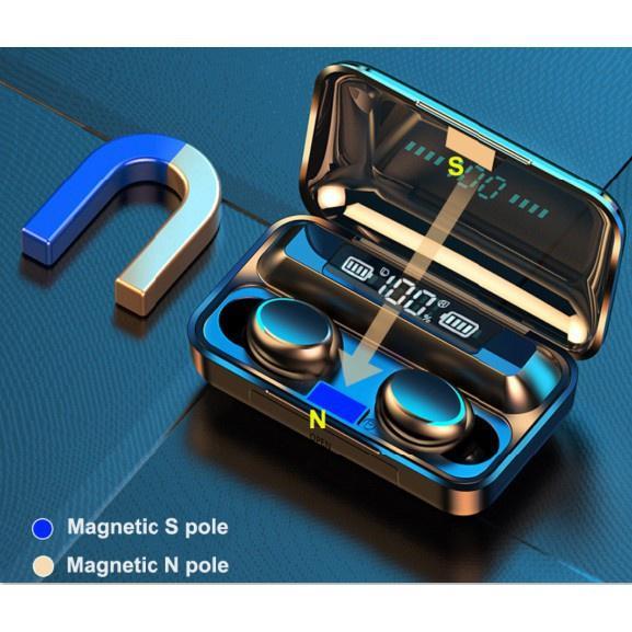 Tai nghe nhét tai không dây TWS Bluetooth 5.0 F9-5C chống nước 2200mAh