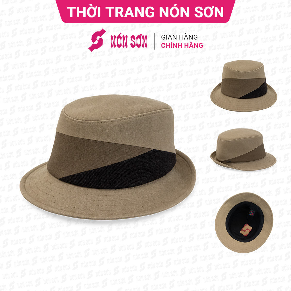 Mũ phớt thời trang NÓN SƠN chính hãng MH011-KM2