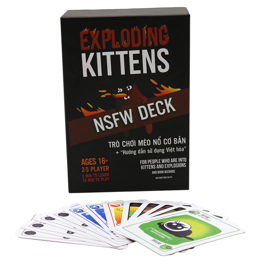 Mèo Nổ Exploding Kittens - Phiên Bản Mèo Nổ Cảm Tử (Mèo Nổ Đen)