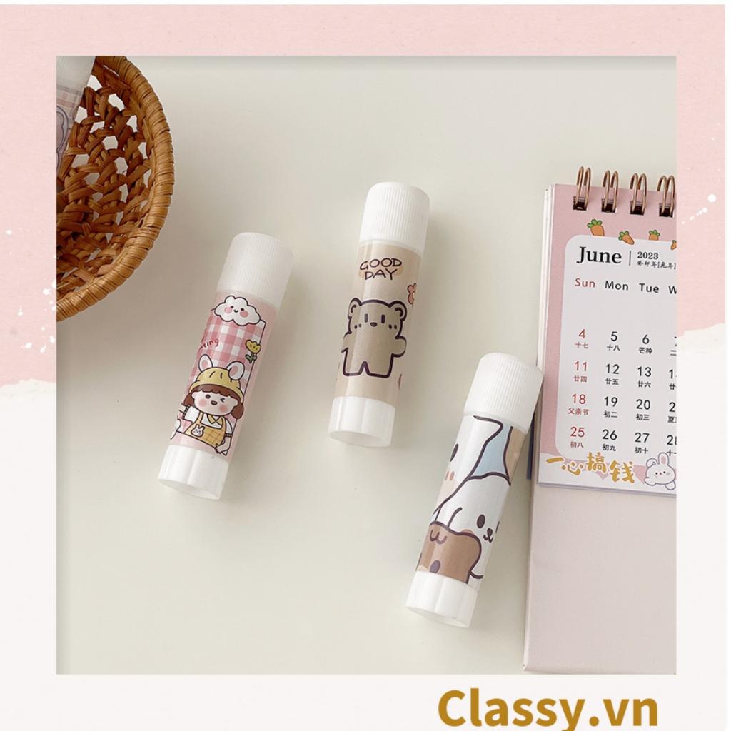 Keo dán giấy, hồ dán thủ công Classy , hồ khô tiện lợi học tập PK1527