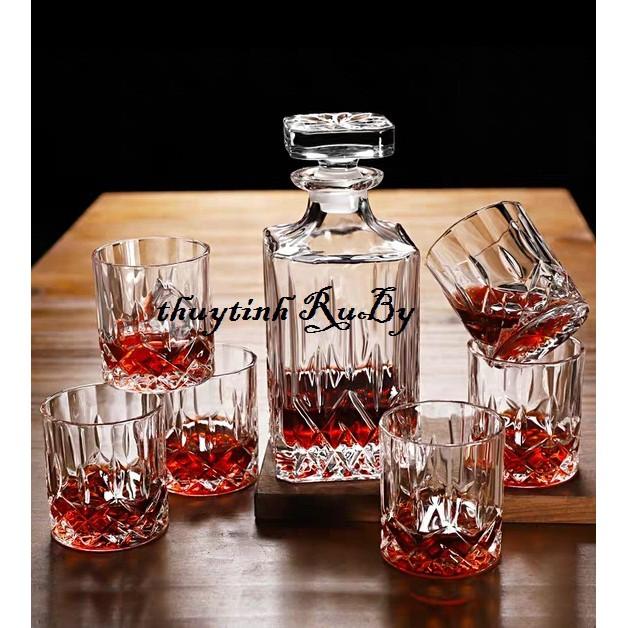 Combo 5 chai rượu thủy tinh, bình ngâm rượu kiểu đẹp 750ml - 1000ml