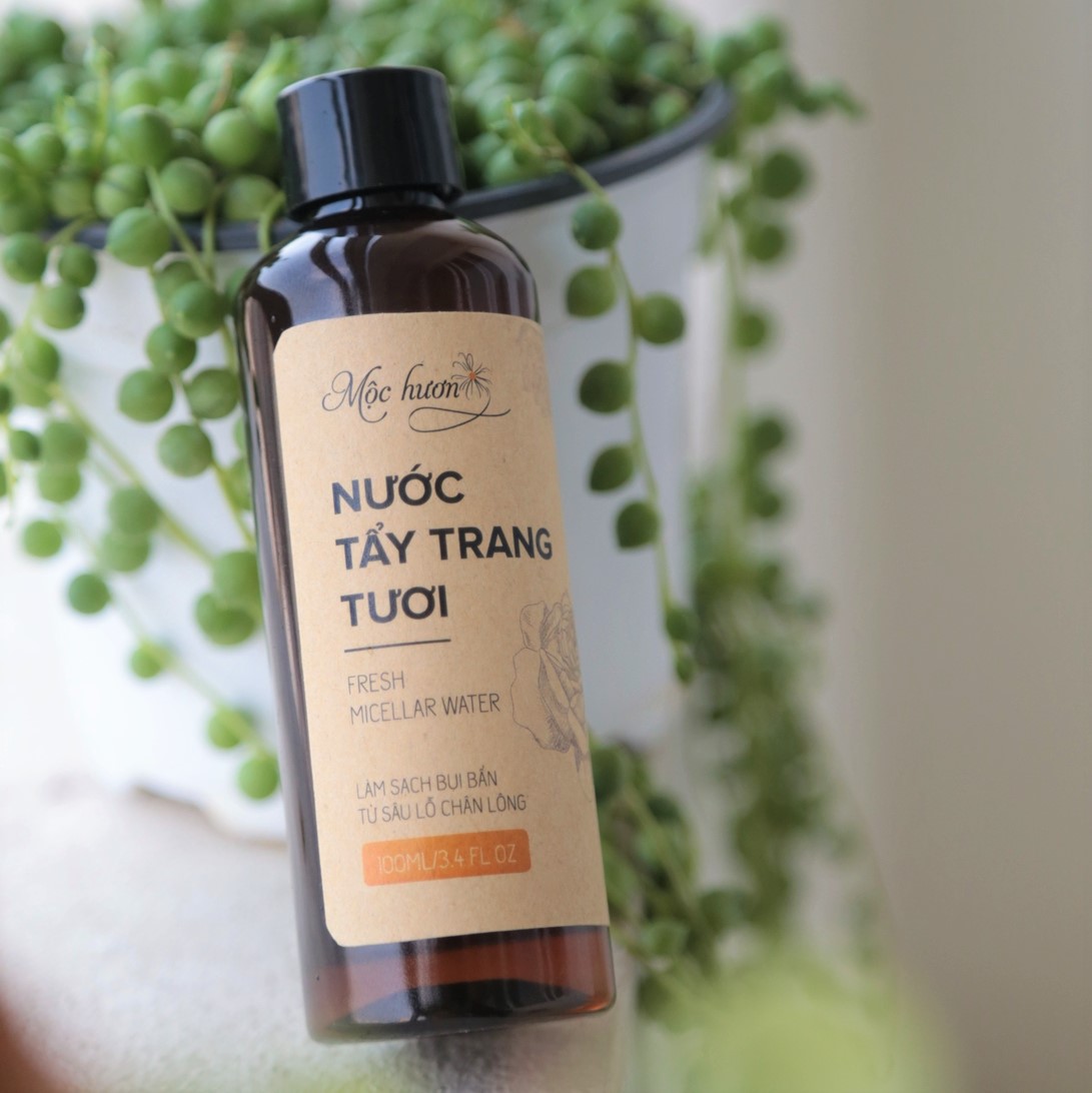 Nước tẩy trang tươi hoa hồng Mộc Hương - Fresh Micellar water