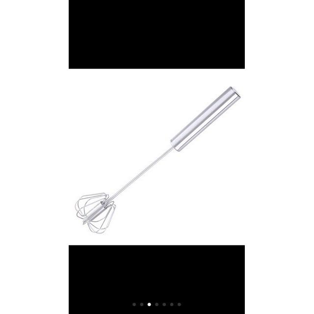 Cây Đánh Trứng Inox Cao Cấp Có Lò Xo Tự Xoay, Hàng Loại 1, Tiện Ích Khi Làm Bánh, Đánh Cafe Nhỏ Gọn Đa Năng