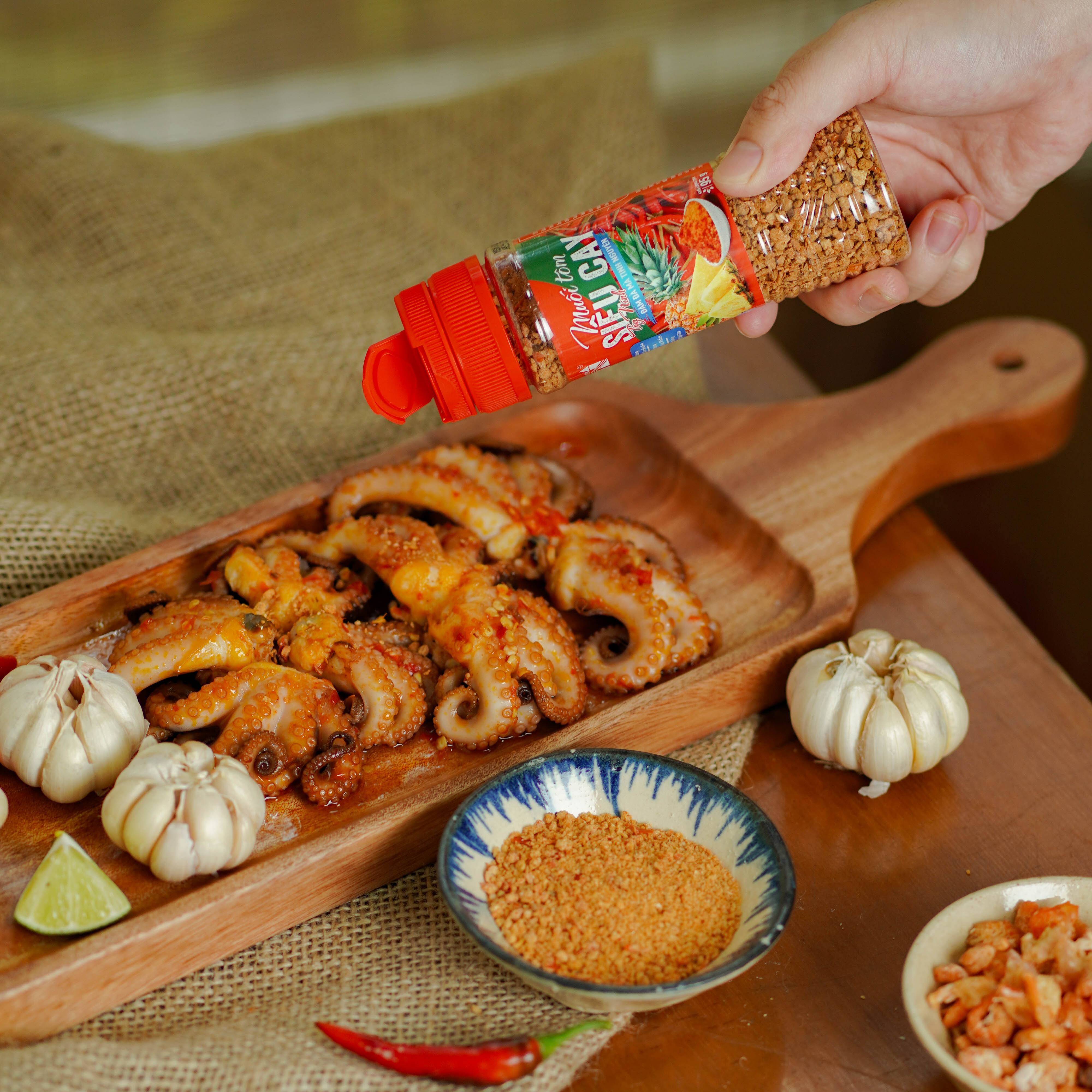 Muối Tôm Siêu Cay Tây Ninh Tinh Nguyên