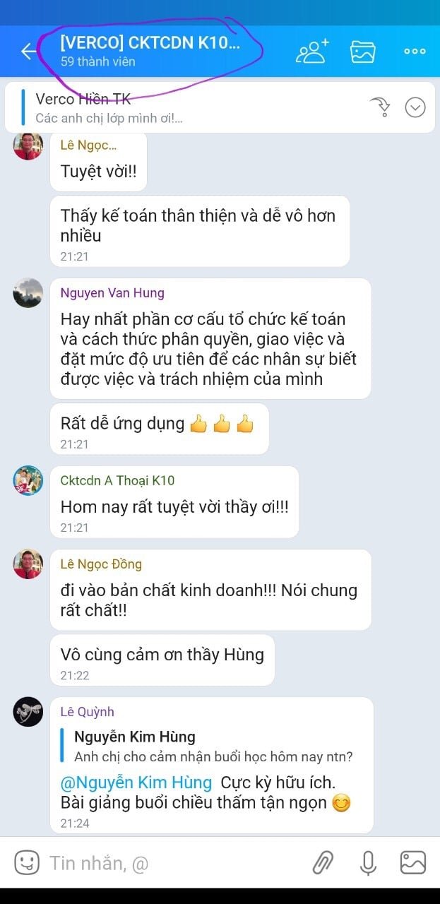 VERCO - Khóa học Nhà đầu tư tài chính VIP - chuyên gia Nguyễn Kim Hùng