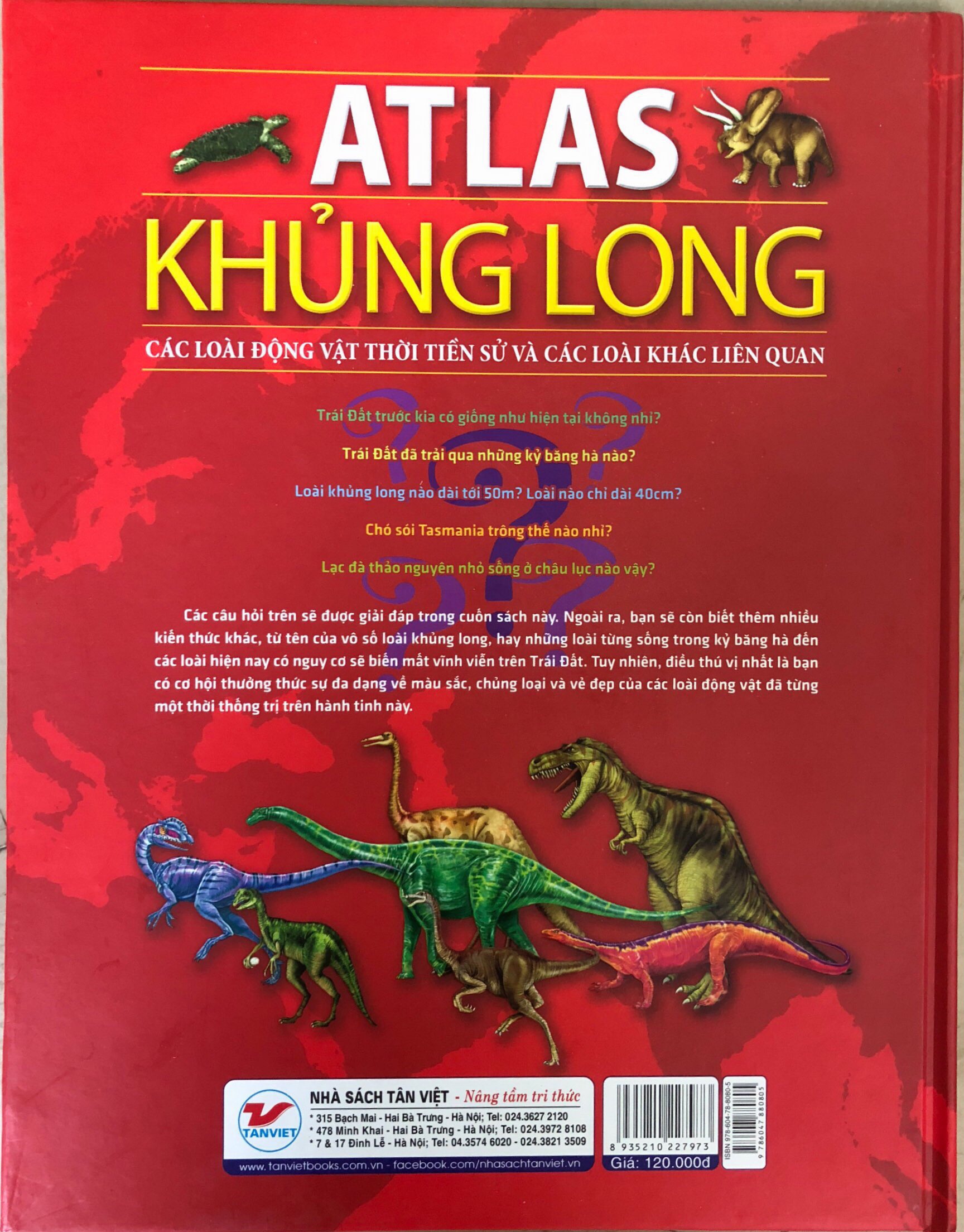 Atlas Khủng Long (Các Loài Động Vật Thời Tiền Sử Và Các Loài Khác Liên Quan)
