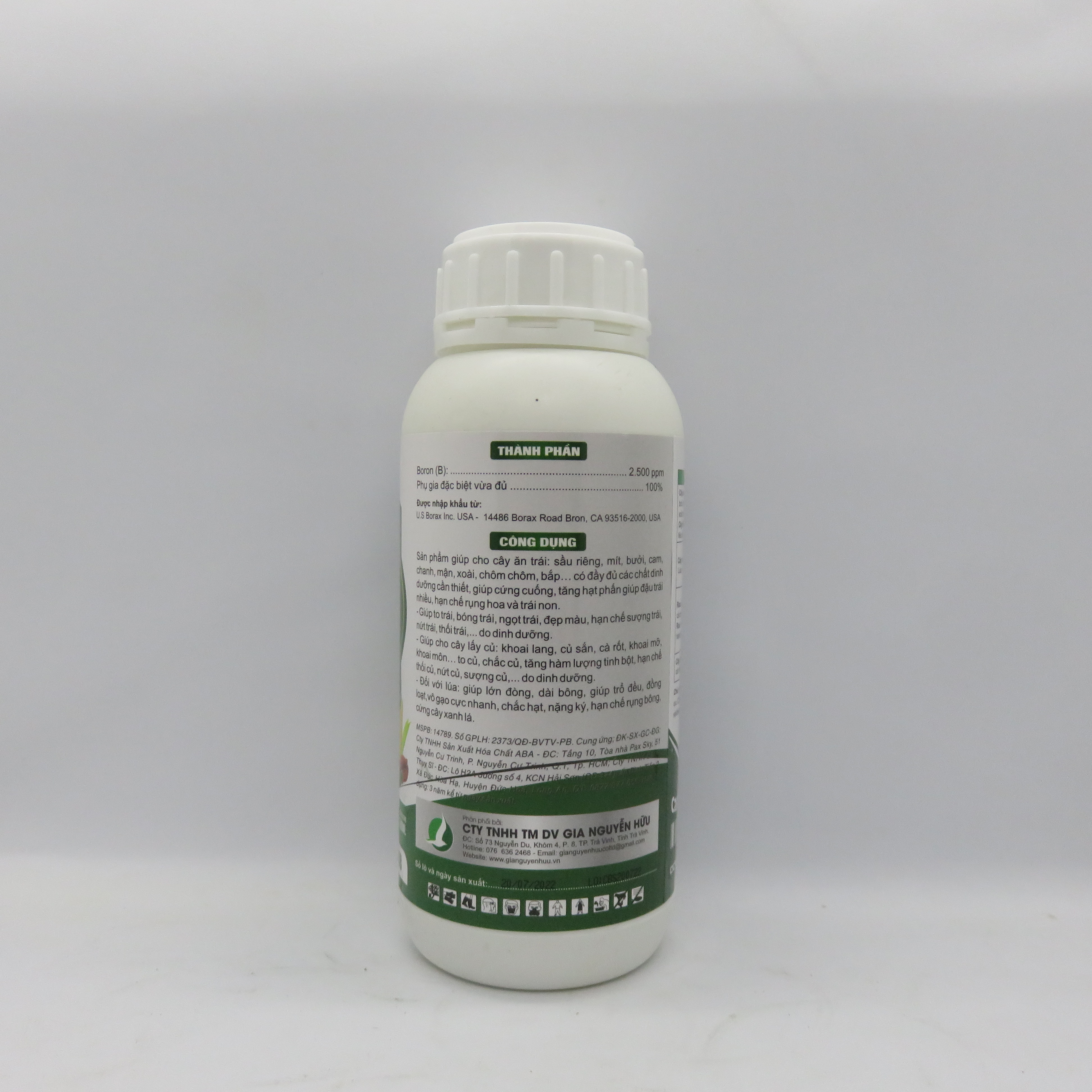 Phân bón lá CANBO SỮA - CANXI BO SỮA  CHAI 500ML