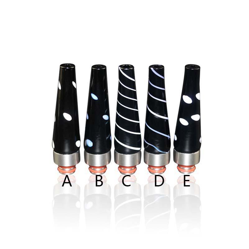 2-5pack Stainless Steel with Glass Wide Bore Long 510 Thread Drip